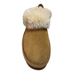 Colors Of California Ciabatta tinta unita Peluche Beige per Bambina HCYWPLA07 BEIGE COLORS OF CALIFORNIA 