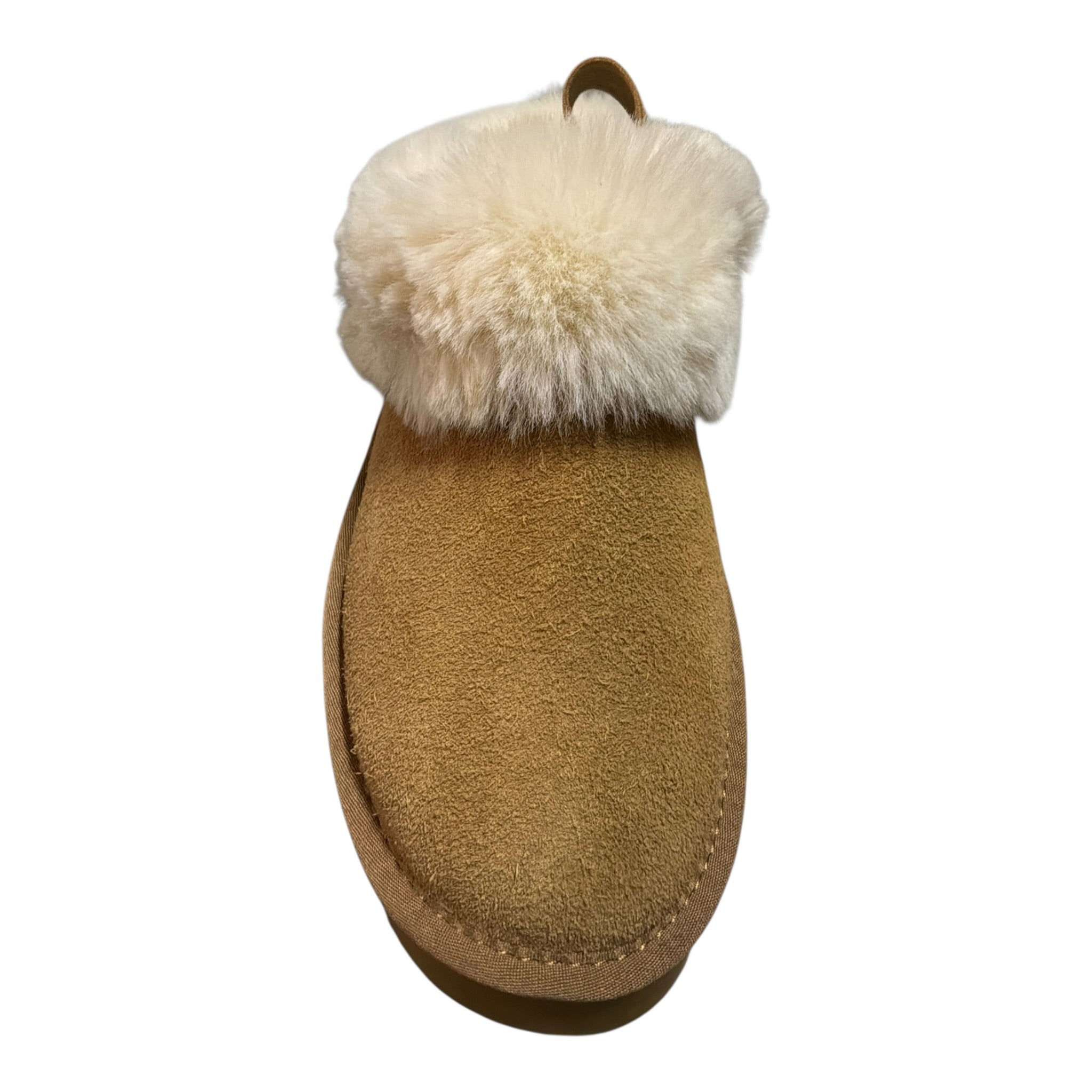 Colors Of California Ciabatta tinta unita Peluche Beige per Bambina HCYWPLA07 BEIGE COLORS OF CALIFORNIA 