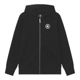 Converse Felpa tinta unita con Zip E Cappuccio Nero per Bambino 9CC857 NERO CONVERSE 