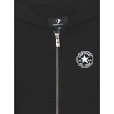 Converse Felpa tinta unita con Zip E Cappuccio Nero per Bambino 9CC857 NERO CONVERSE 
