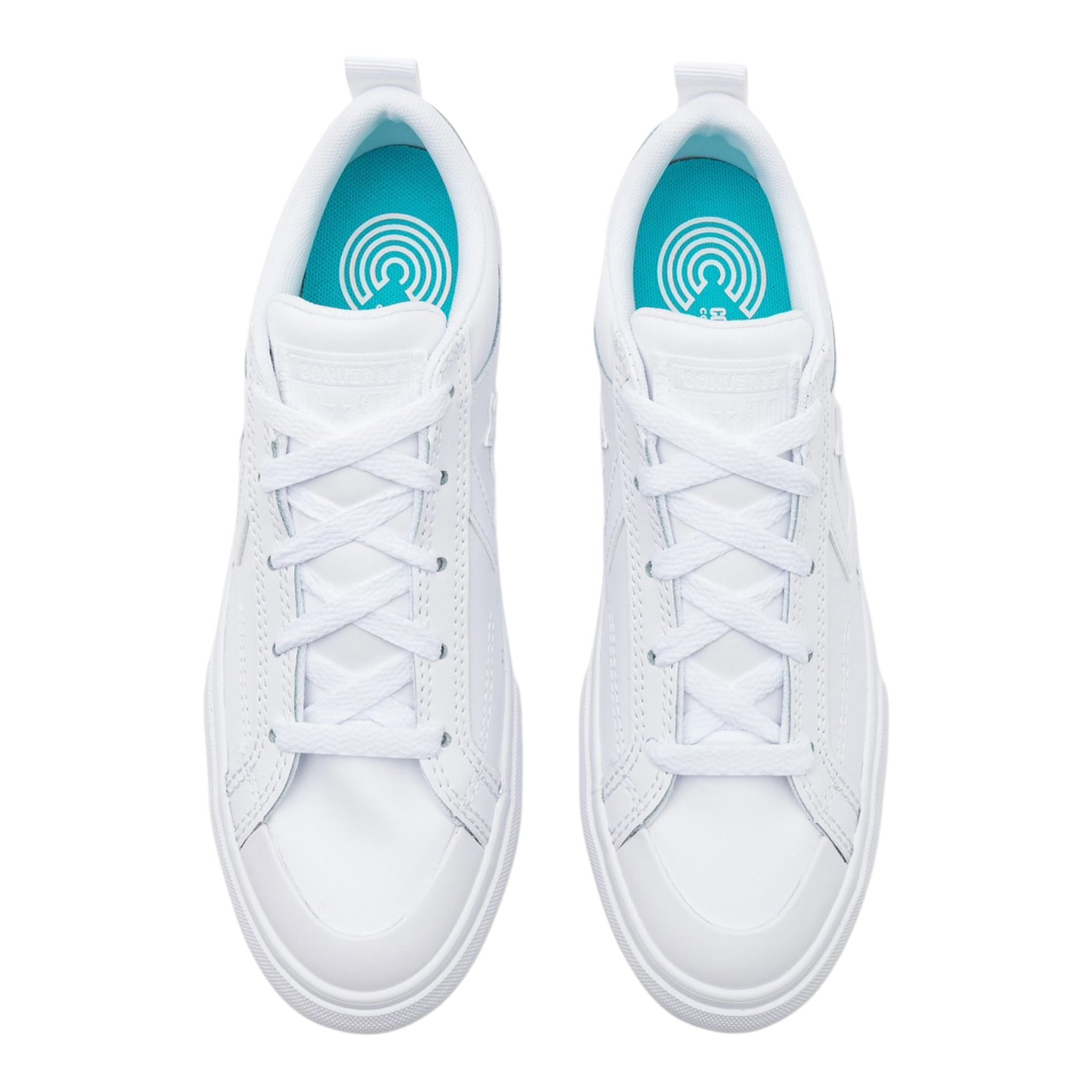 Converse Sneakers tinta unita con Lacci Bianco per Bambina A08749C BIANCO CONVERSE 