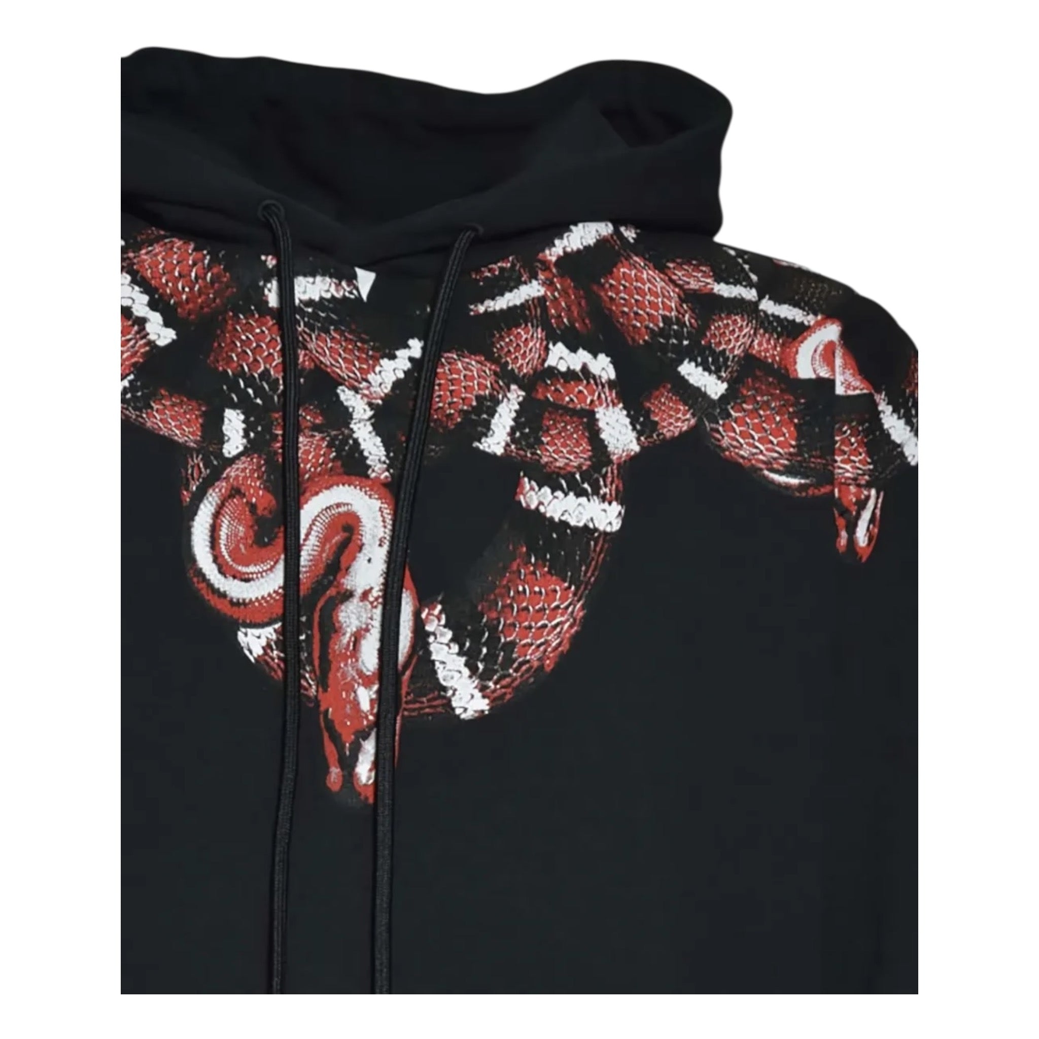 County Felpa tinta unita con Cappuccio E Stampa Nero per Bambino F5CMJBHS038 NERO COUNTY 