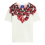 County T-Shirt tinta unita con Stampa Bianco per Bambino F5CMJBTH040 BIANCO COUNTY 