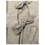 Cozmo Cardigan tinta unita con Fiocchi Beige per Bambina ANNABAK237W5 BEIGE COZMO 