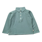 Cozmo Polo tinta unita Manica Lunga Verde per Bambino CALIK234W5 VERDE COZMO 