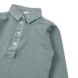 Cozmo Polo tinta unita Manica Lunga Verde per Bambino CALIK234W5 VERDE COZMO 