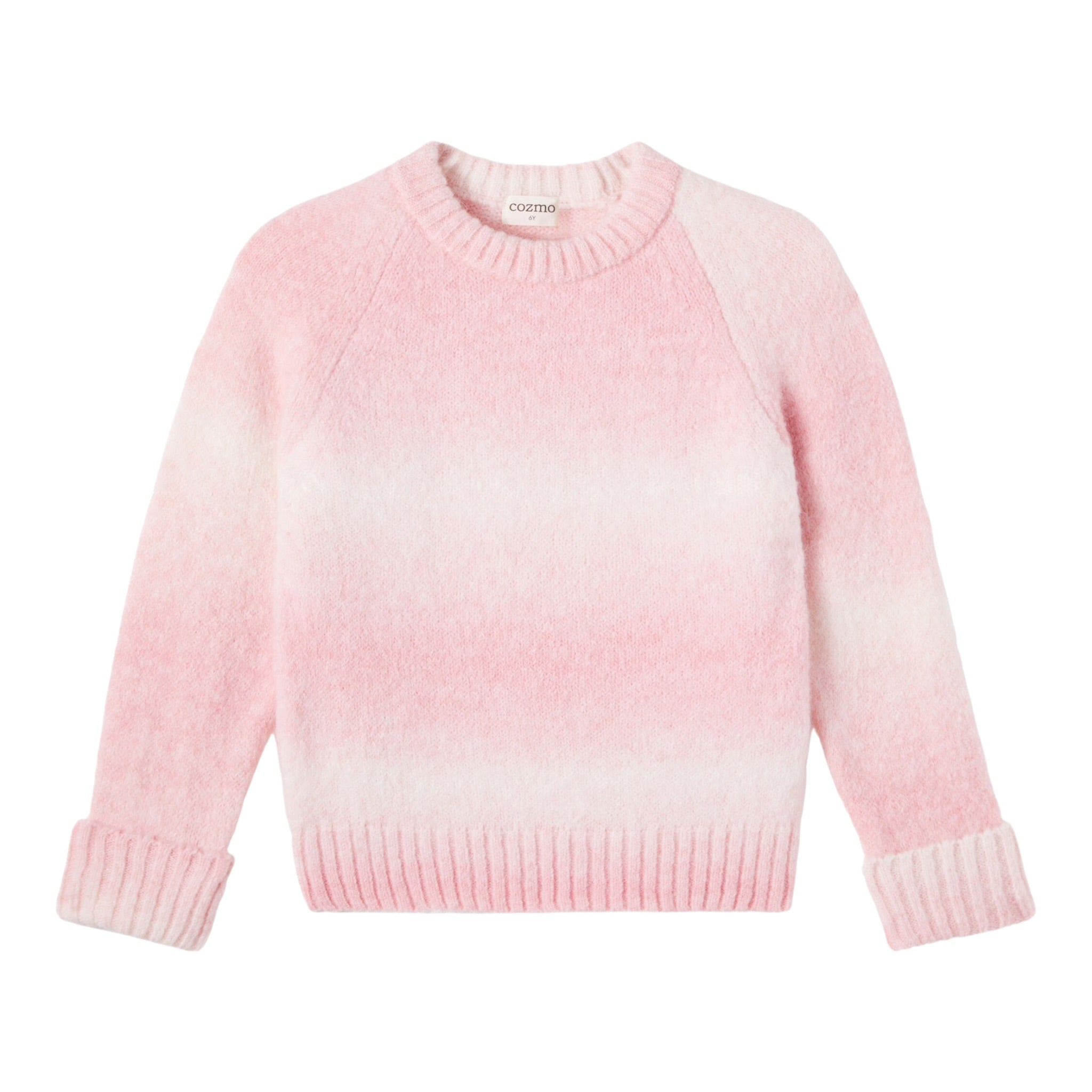 Cozmo Maglia Girocollo Bicolore Rosa/Bianco per Neonata CANNES310WS ROSA/BIANCO COZMO 