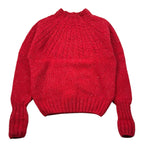 Cozmo Maglia Girocollo tinta unita Rosso per Bambina CARMENK228W5 ROSSO COZMO 