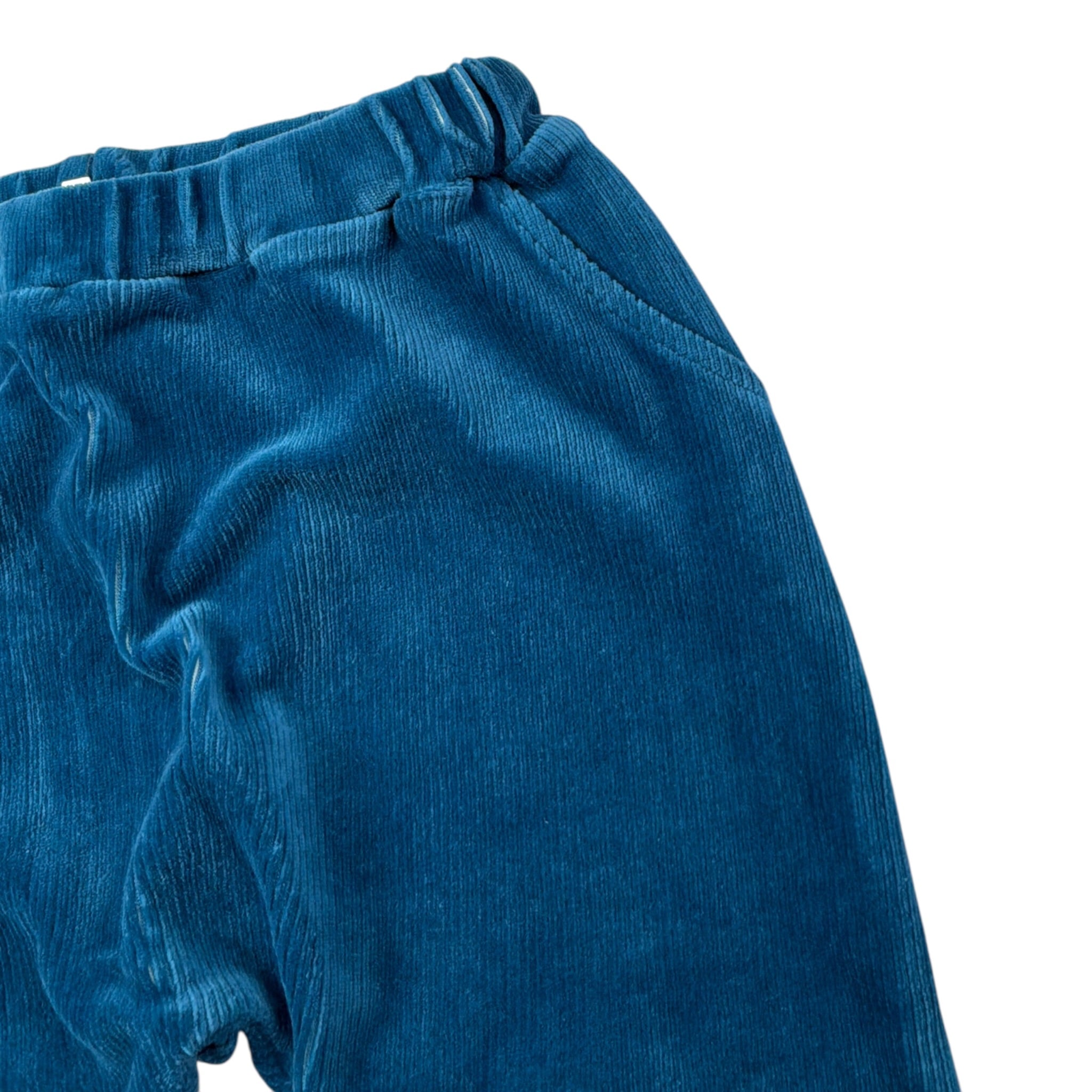 Cozmo Pantalone tinta unita con Elastico In Vita Petrolio per Neonato CHRIS253W5 PETROLIO COZMO 