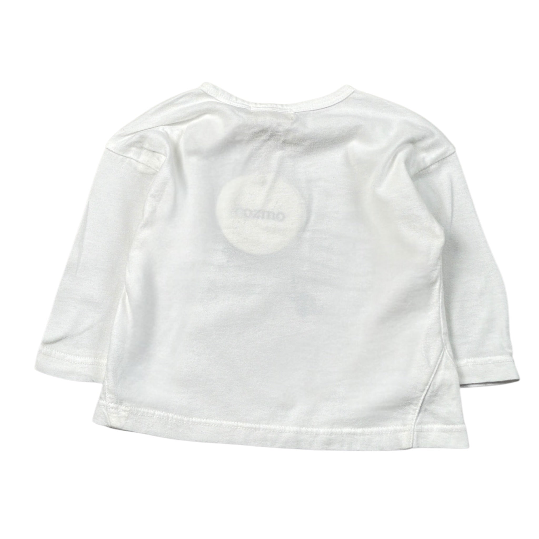 Cozmo Shirt tinta unita con Stampa Bianco per Neonato JOEL244W5 BIANCO COZMO 