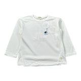 Cozmo Shirt tinta unita con Stampa Bianco per Bambino JOELK244W5 BIANCO COZMO 