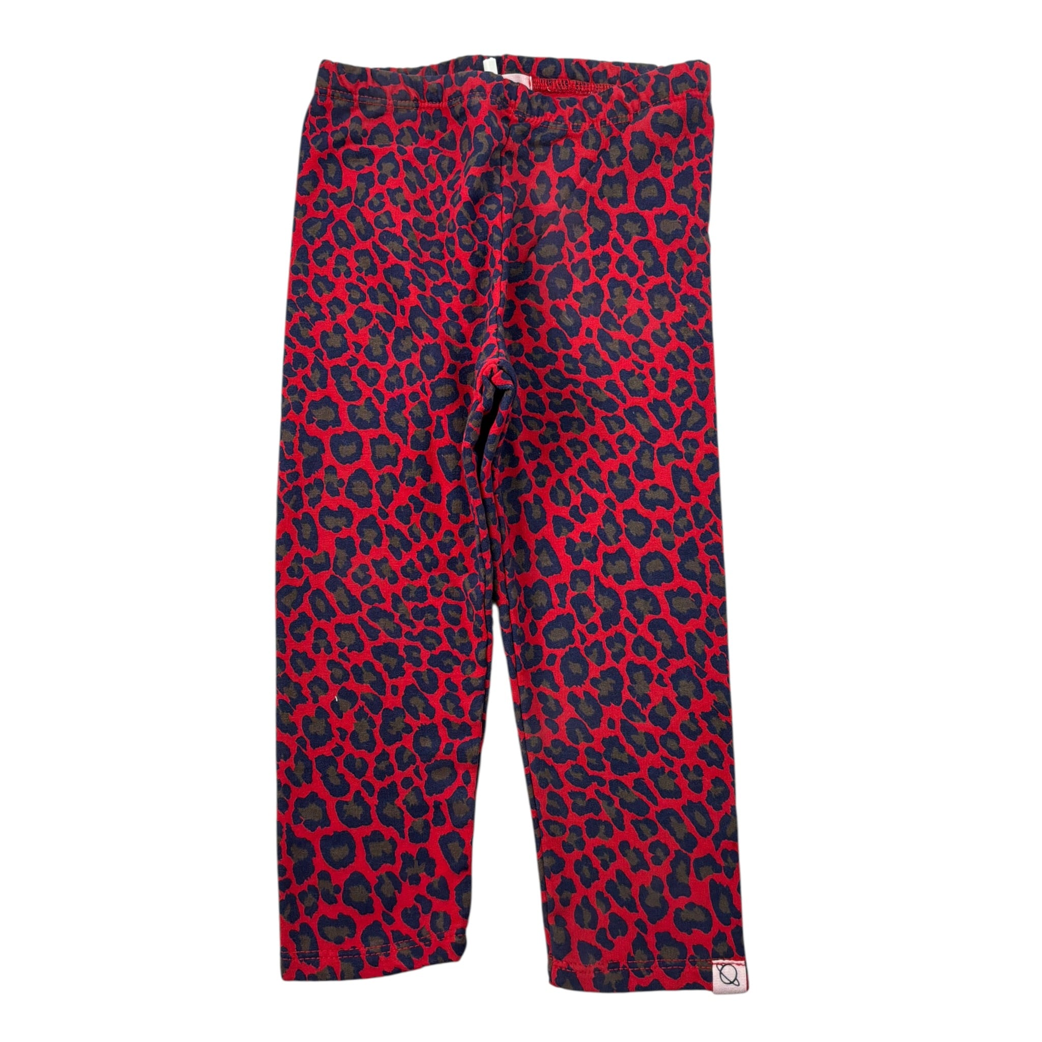 Cozmo Leggins tinta unita con Fantasia Maculata Rosso per Neonata LEGGING320W5 ROSSO COZMO 
