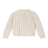 Cozmo Cardigan tinta unita con Fiocchi Beige per Neonata MARTINIQUE228W5 BEIGE COZMO 