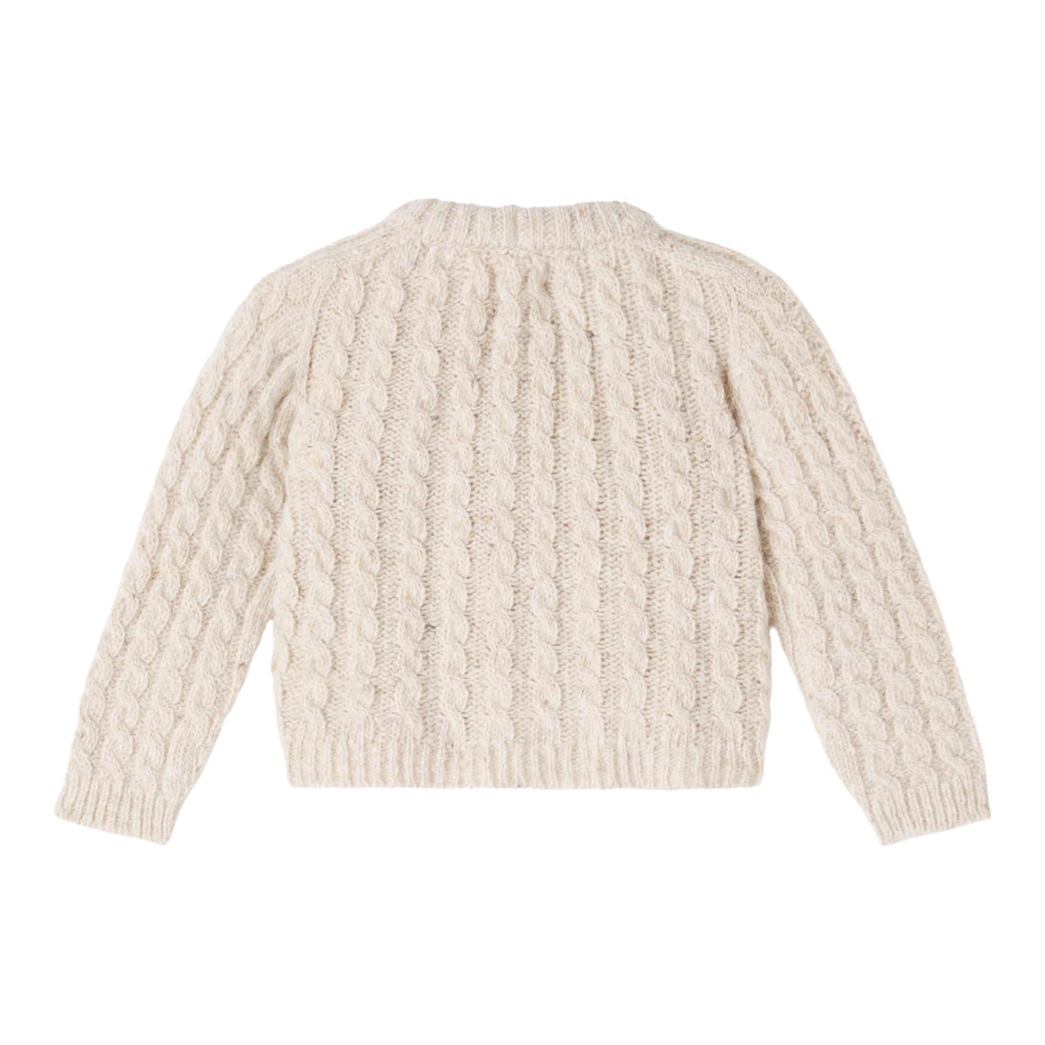 Cozmo Cardigan tinta unita con Fiocchi Beige per Bambina MARTINIQUE228W5J BEIGE COZMO 