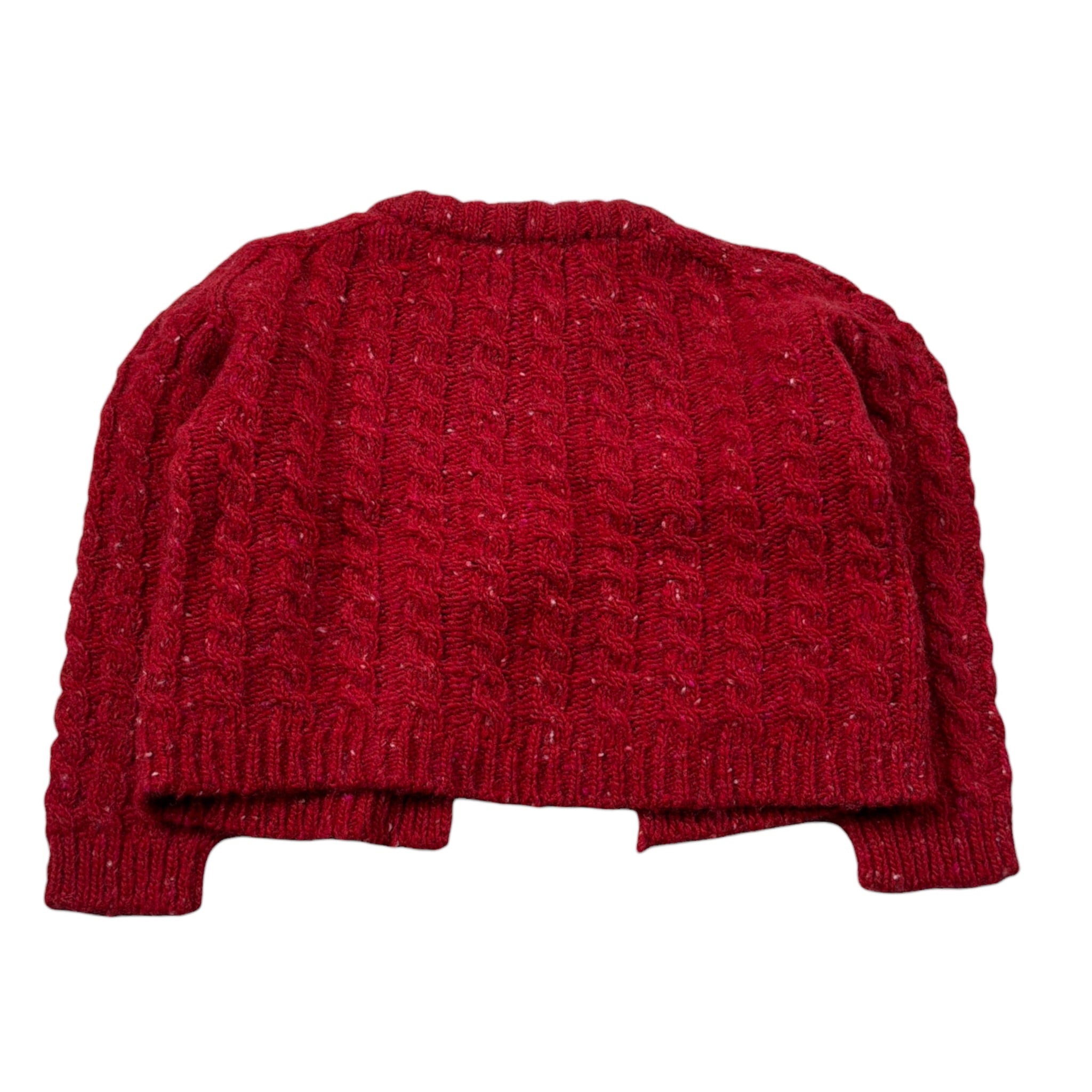 Cozmo Cardigan tinta unita con Fiocchi Rosso per Neonata MARTINIQUE228W5 ROSSO COZMO 