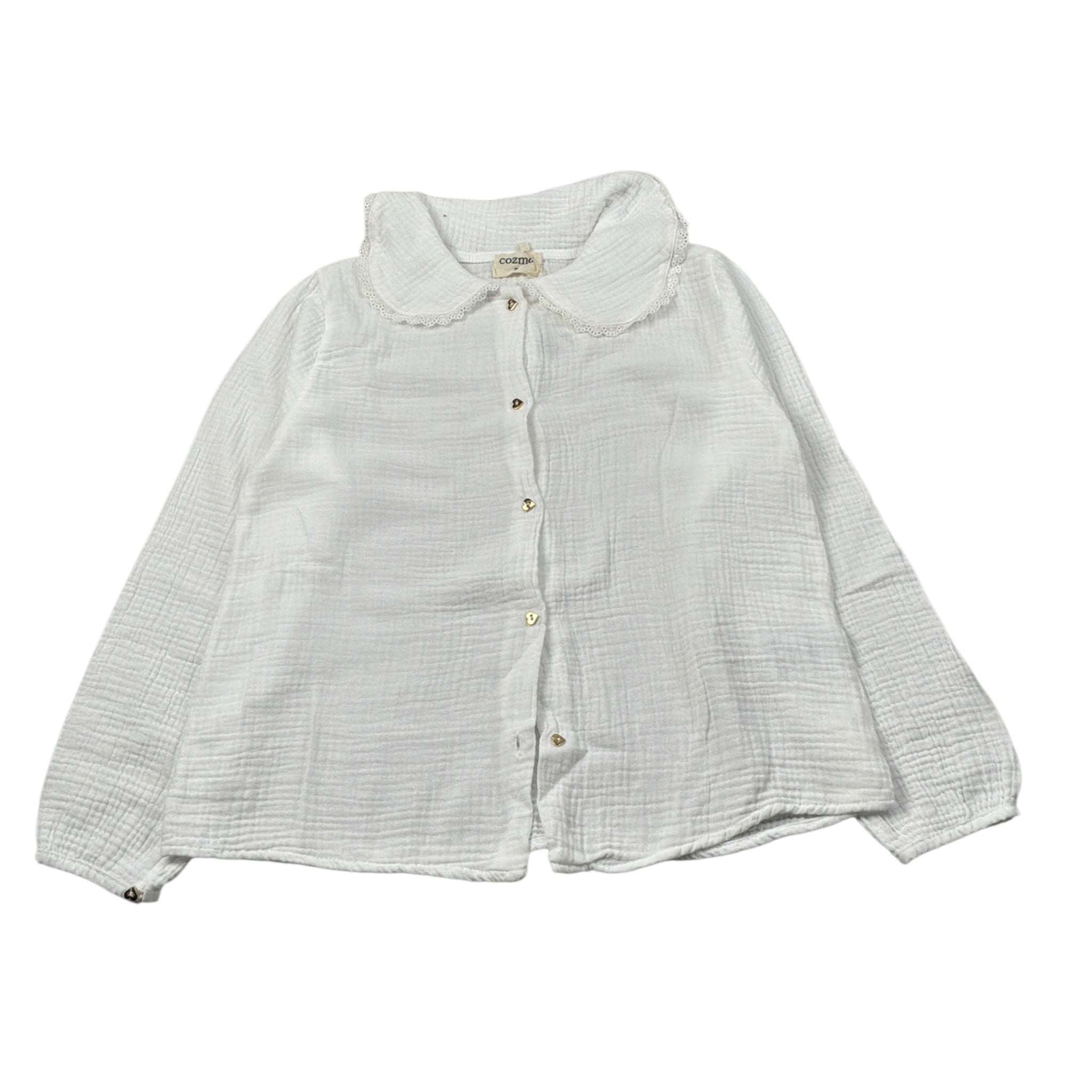 Cozmo Camicia Manica Lunga tinta unita Bianco per Neonata PRAGA254W5 BIANCO COZMO 