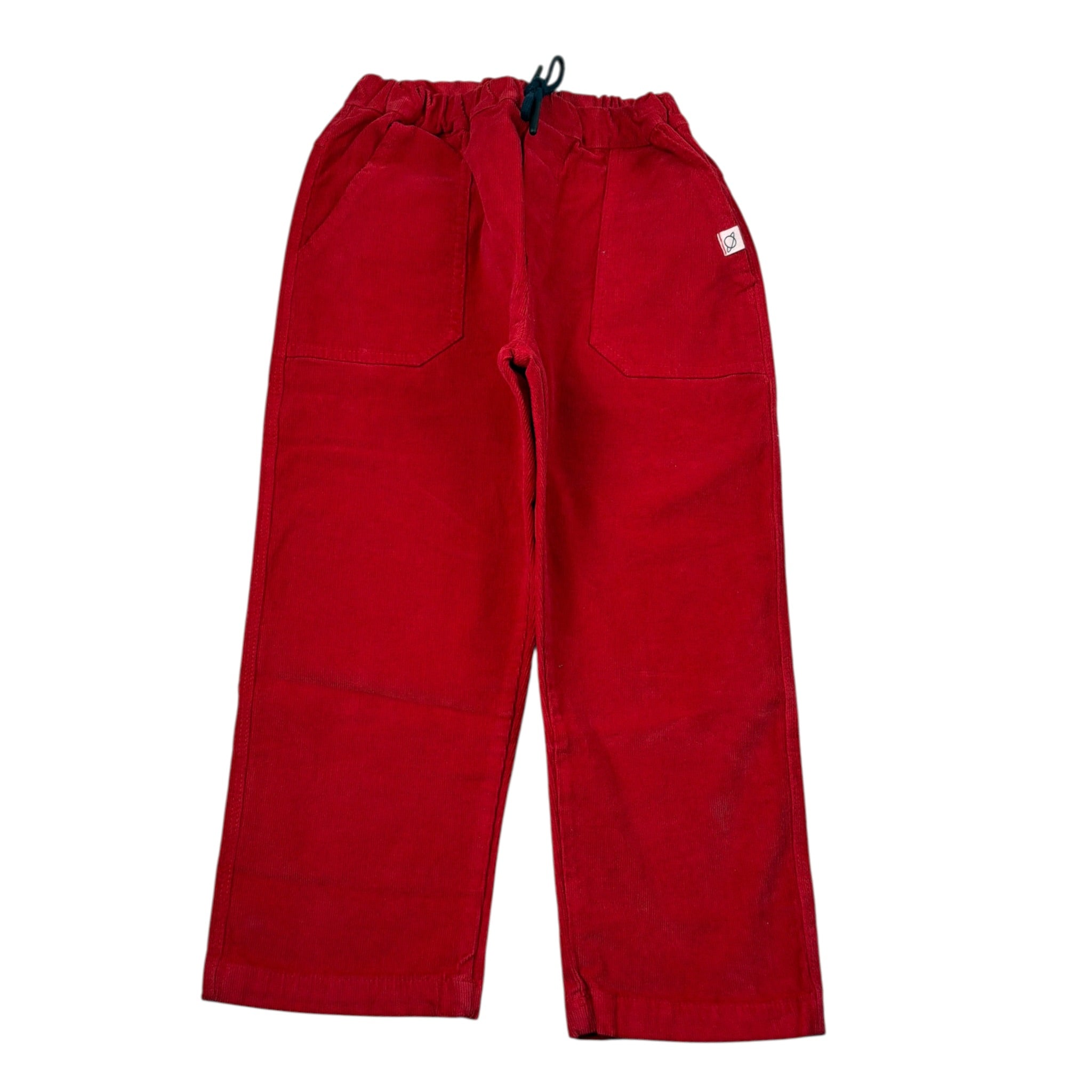 Cozmo Pantalone tinta unita con Girovita Regolabile Rosso per Bambino RICK250W5J ROSSO COZMO 