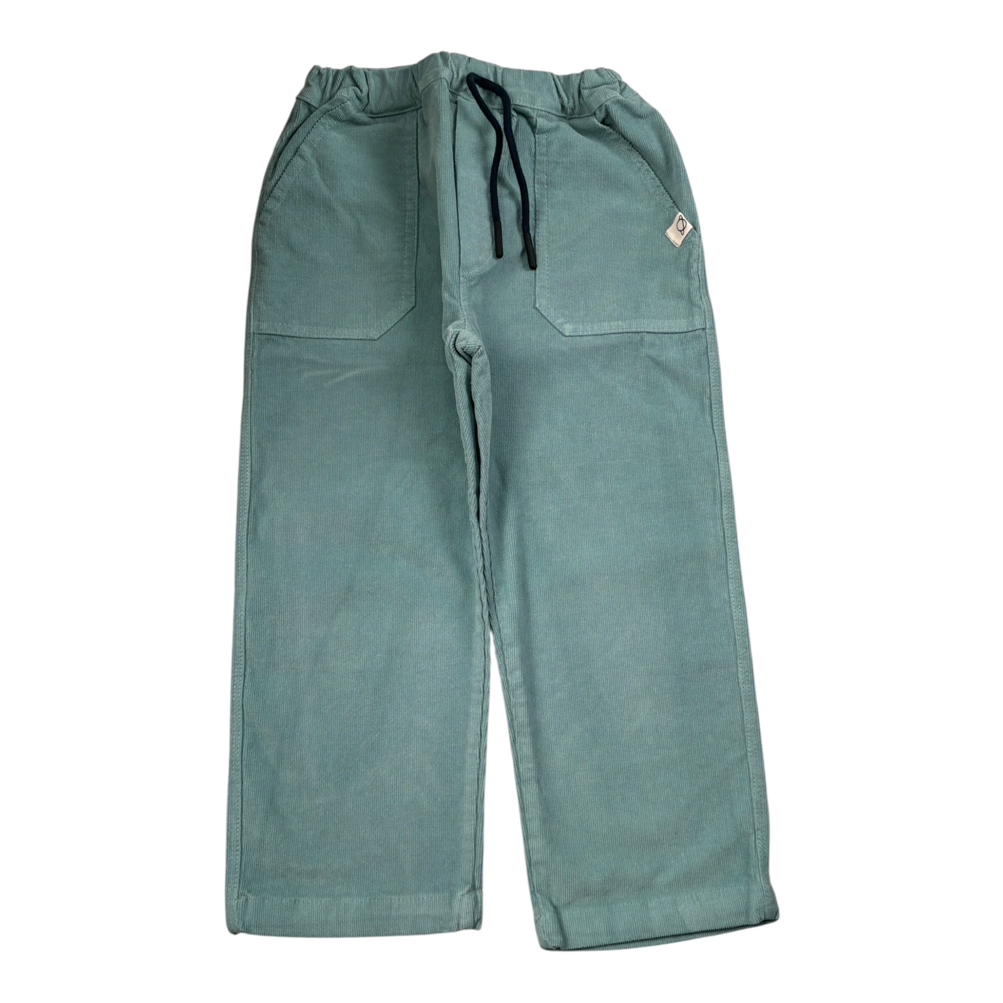 Cozmo Pantalone tinta unita con Girovita Regolabile Verde Acqua per Neonato RICK250W5 VERDE ACQUA COZMO 