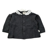 Cozmo Cardigan tinta unita con Colletto In Contrasto Grigio per Neonata VENECIA237W5 GRIGIO COZMO 