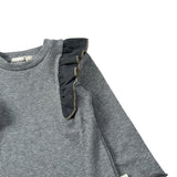 Cozmo Maglia tinta unita con Rouches Grigio per Neonata VILNA239W5 GRIGIO COZMO 