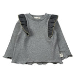 Cozmo Maglia tinta unita con Rouches Grigio per Neonata VILNA239W5 GRIGIO COZMO 