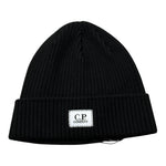 C.P. Company Cappello tinta unita con Logo Nero per Bambino 11CKAC074B NERO C.P. COMPANY 