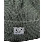 C.P. Company Cappello tinta unita con Logo Verde per Bambino 11CKAC074B VERDE C.P. COMPANY 
