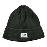 C.P. Company Cappello tinta unita con Logo Verde per Bambino 11CKAC074B VERDE C.P. COMPANY 