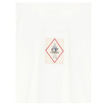 C.P. Company T-Shirt Girocollo tinta unita con Stampa Bianco per Bambino CUM00Q BIANCO C.P. COMPANY 