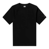 C.P. Company T-Shirt Girocollo tinta unita Nero per Bambino CUM00R NERO C.P. COMPANY 