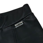 Cult Leggins tinta unita Ecopelle Nero per Bambina 23CT066 NERO CULT 