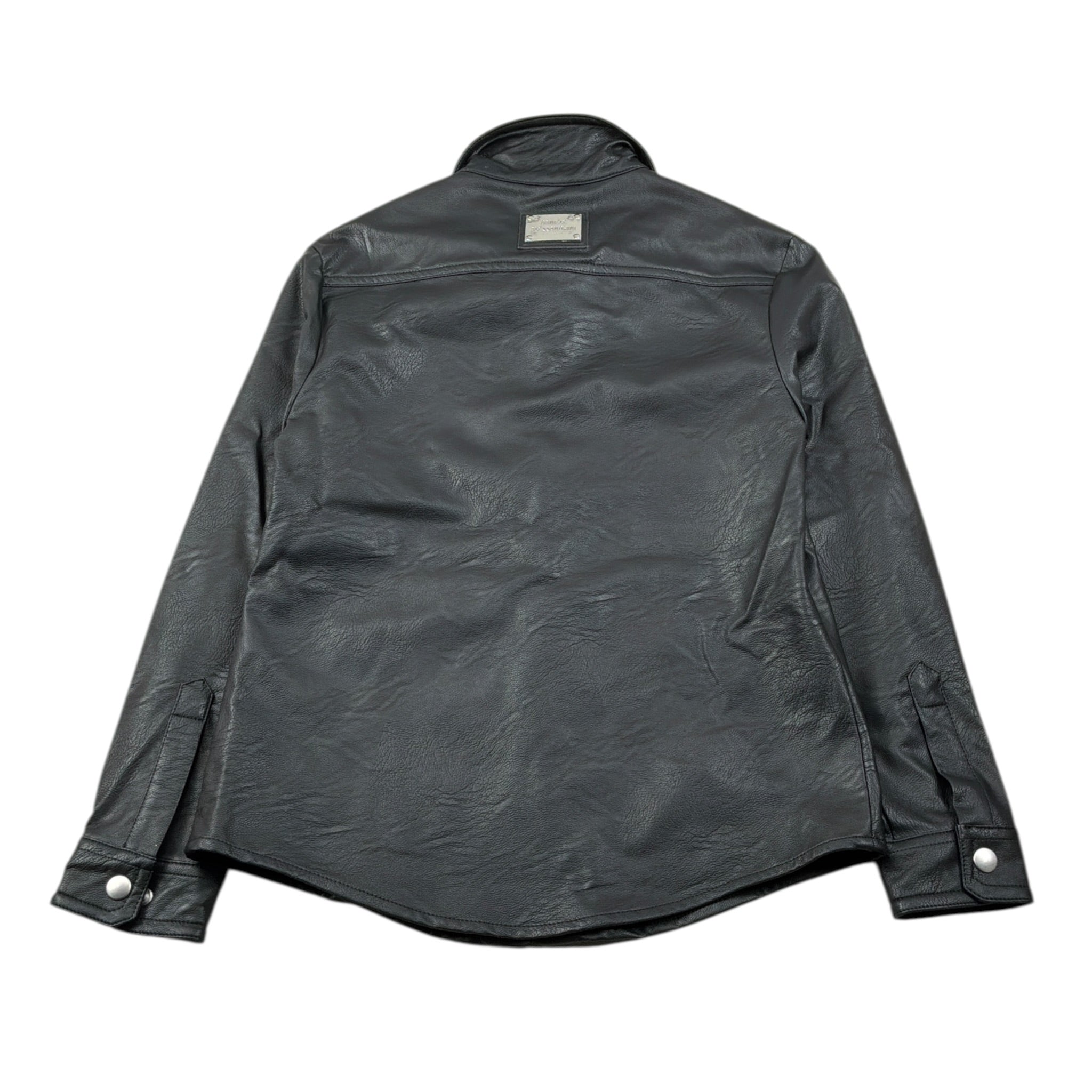 Daniele Alessandrini Camicia Manica Lunga tinta unita In Ecopell Nero per Bambino 1231C00223 NERO DANIELE ALESSANDRINI 