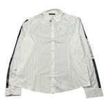 Daniele Alessandrini Camicia Manica Lunga tinta unita con Logo Bianco per Bambino 1231C1205 BIANCO DANIELE ALESSANDRINI 
