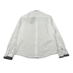 Daniele Alessandrini Camicia Manica Lunga Tinta Unit con Logo Bianco per Bambino 1231C1364 BIANCO DANIELE ALESSANDRINI 