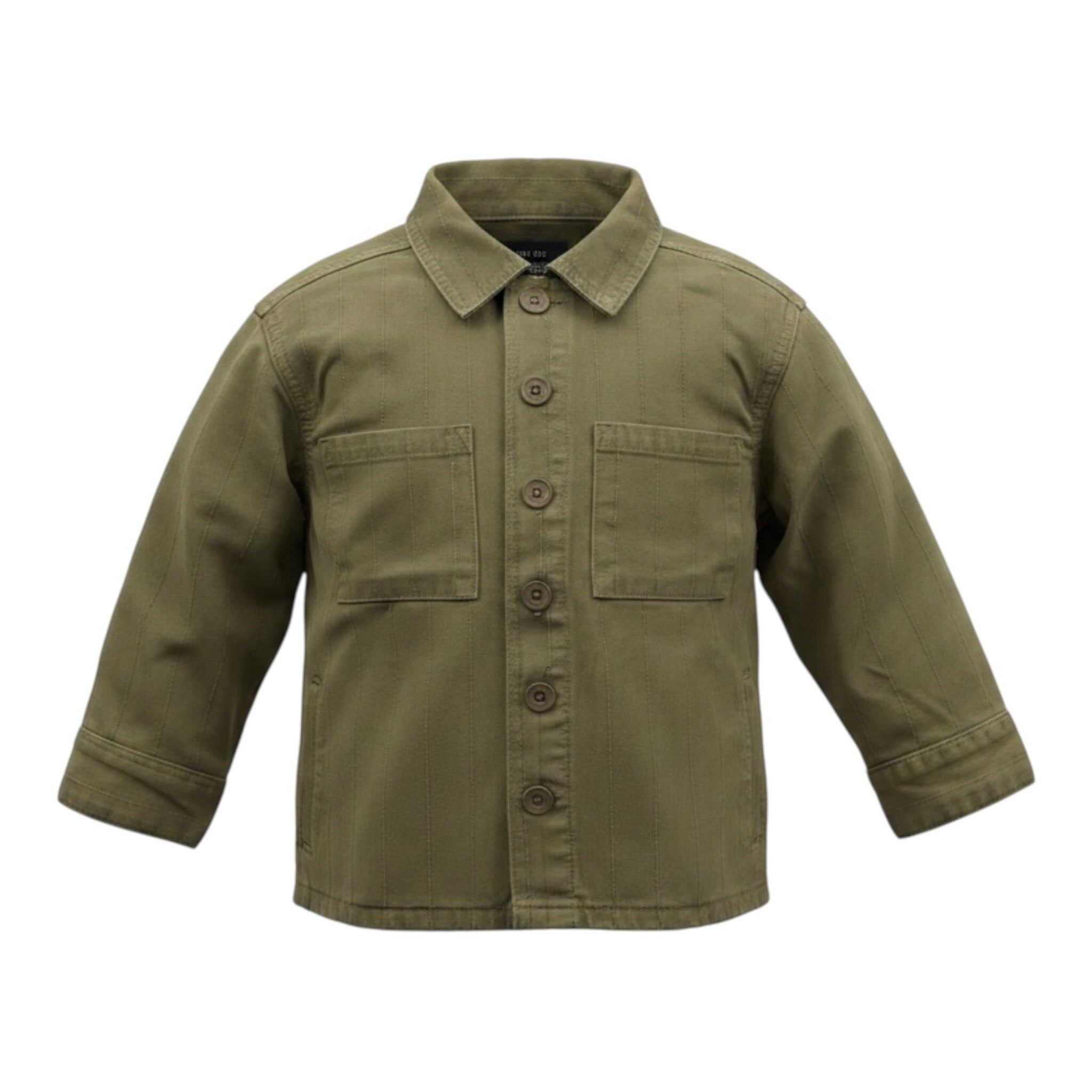 Daniele Alessandrini Camicia tinta unita con Bottoni Verde per Bambino 1231CZ00244 VERDE DANIELE ALESSANDRINI 