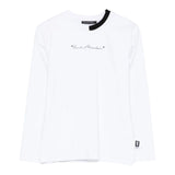 Daniele Alessandrini Shirt tinta unita con Stampa Bianco per Bambino 1231M00205 BIANCO DANIELE ALESSANDRINI 