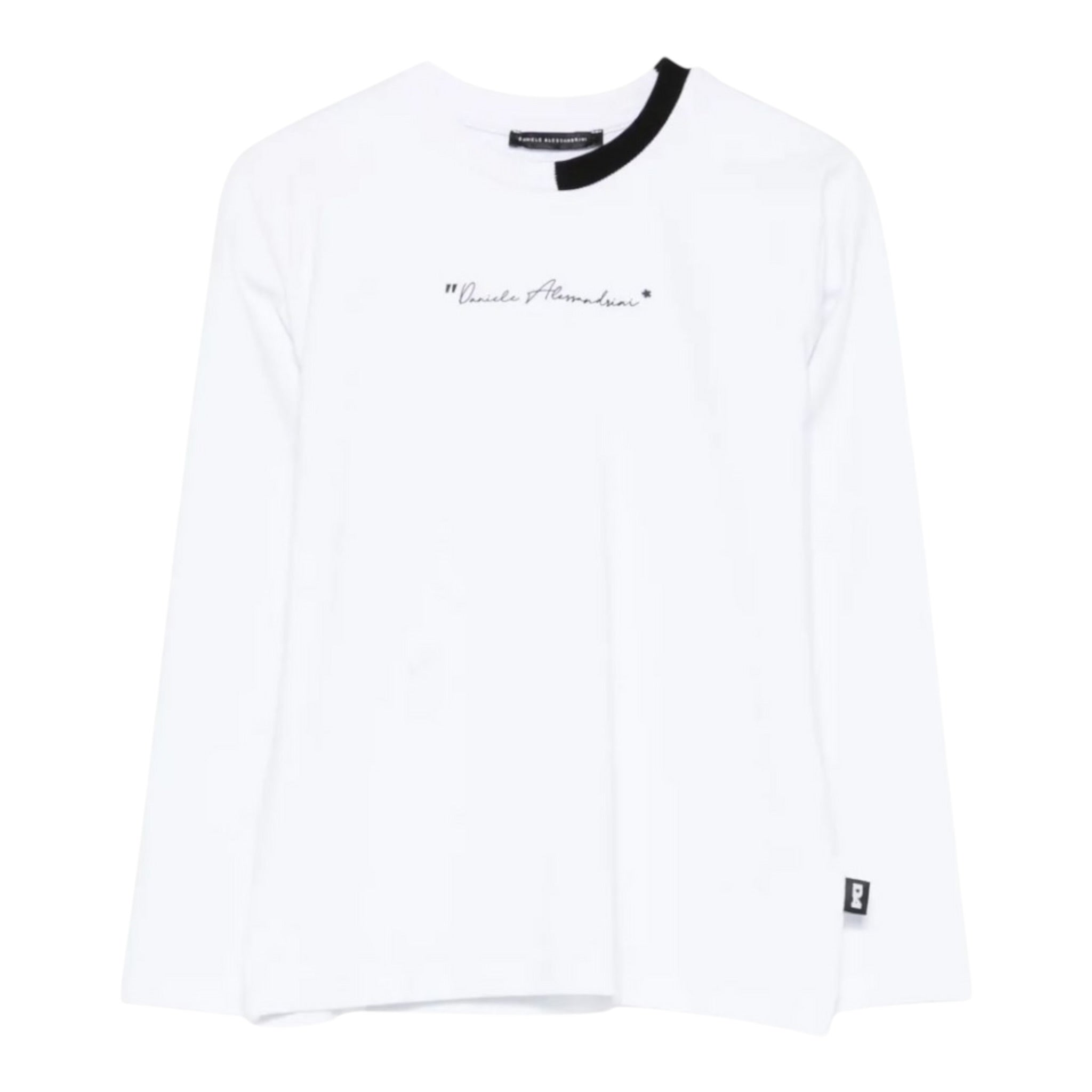 Daniele Alessandrini Shirt tinta unita con Stampa Bianco per Bambino 1231M00205 BIANCO DANIELE ALESSANDRINI 