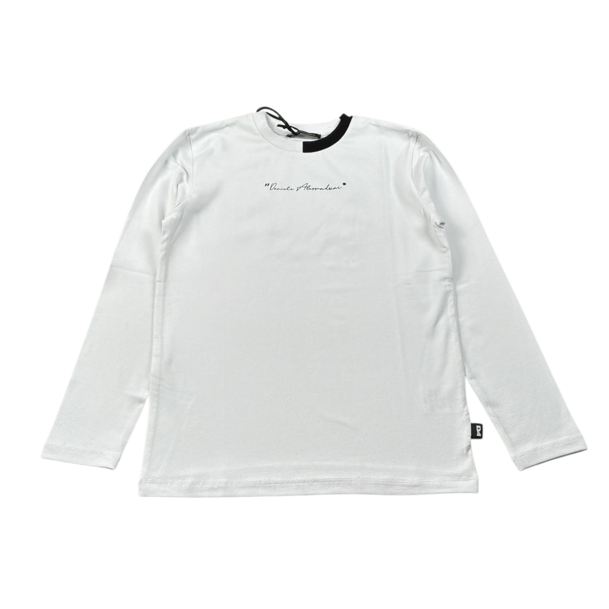Daniele Alessandrini Shirt tinta unita con Stampa Bianco per Bambino 1231M00205X BIANCO DANIELE ALESSANDRINI 