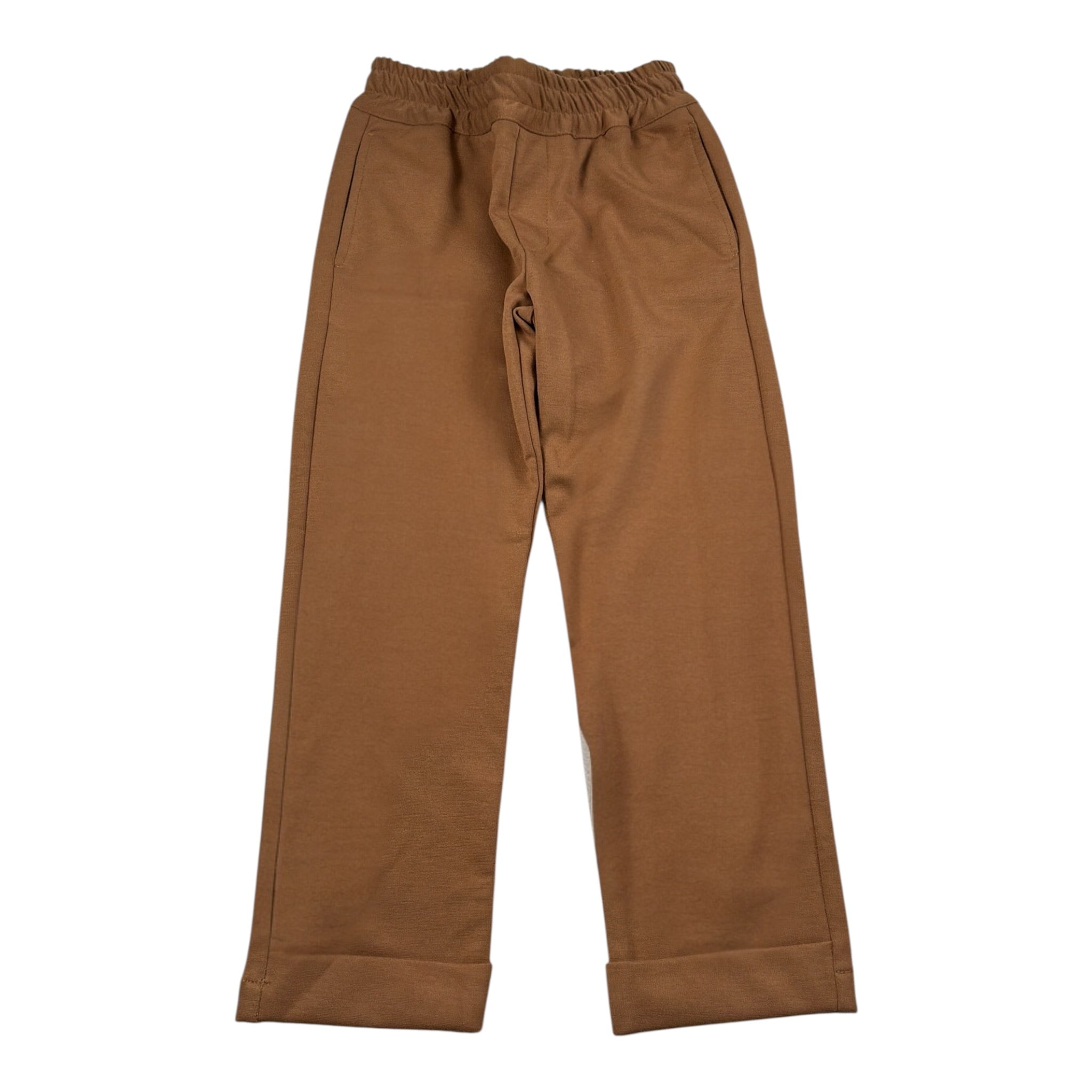 Daniele Alessandrini Pantalone tinta unita con Elastico In Vita Cammello per Bambino 1231P00208 CAMMELLO DANIELE ALESSANDRINI 