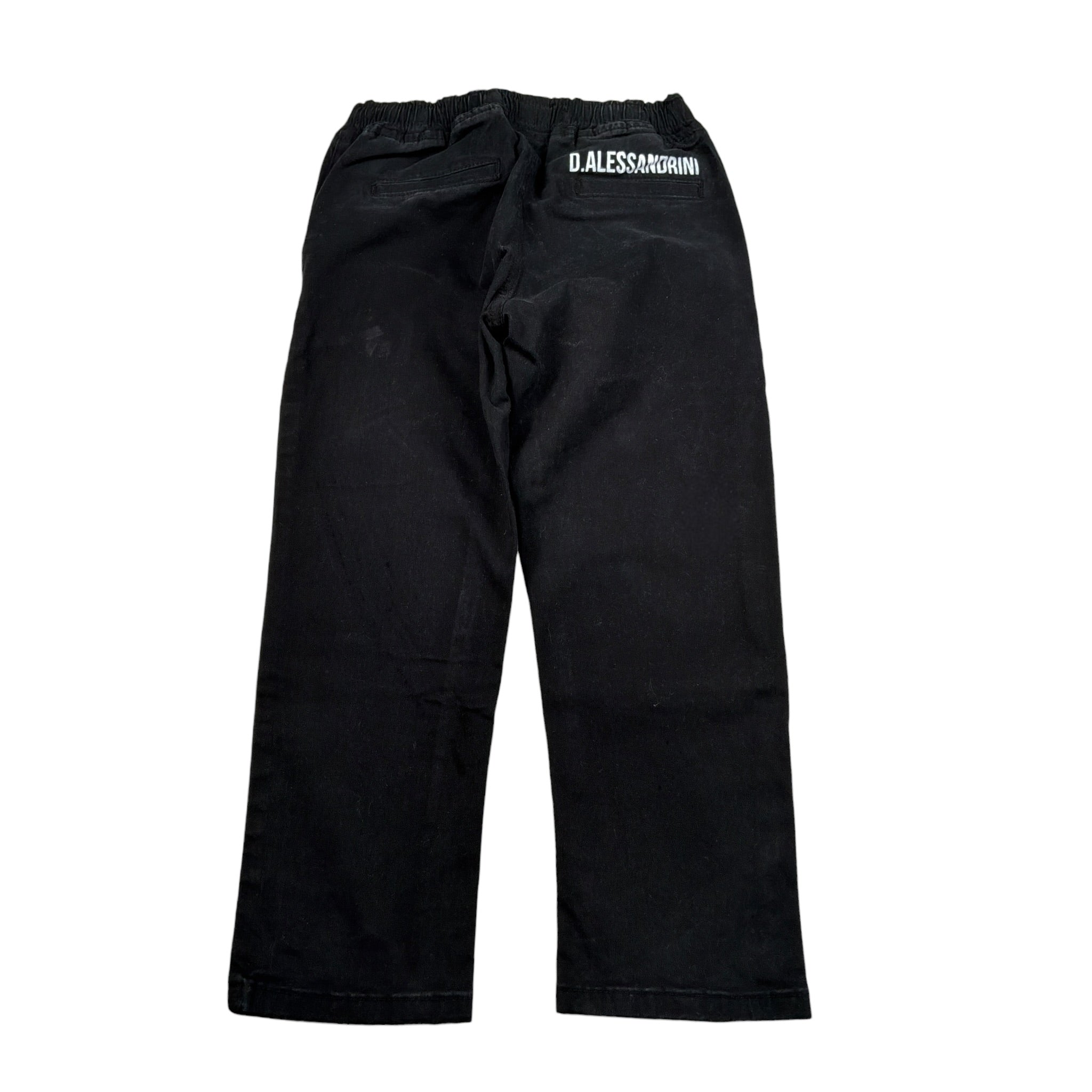 Daniele Alessandrini Pantalone tinta unita con Elastico In Vita Nero per Bambino 1231P00238 NERO DANIELE ALESSANDRINI 