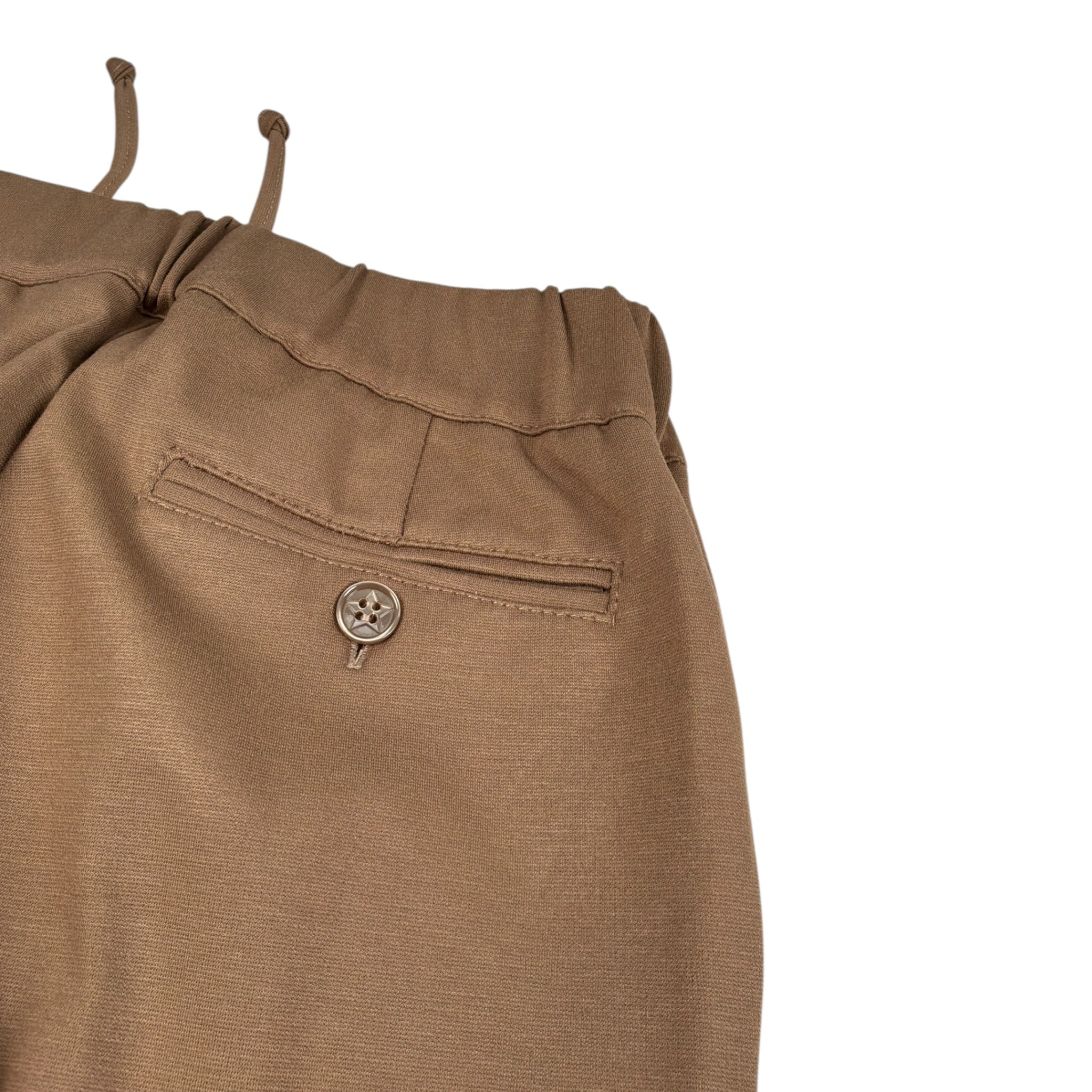 Daniele Alessandrini Pantalone tinta unita con Elastico In Vita Cammello per Bambino 1231P1389 CAMMELLO DANIELE ALESSANDRINI 