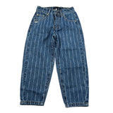 Daniele Alessandrini Jeans tinta unita con Girovita Regolabile Blu per Bambino 1231PD00189 BLU DANIELE ALESSANDRINI 