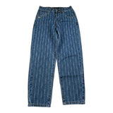Daniele Alessandrini Jeans tinta unita con Girovita Regolabile Blu per Bambino 1231PD00189X BLU DANIELE ALESSANDRINI 