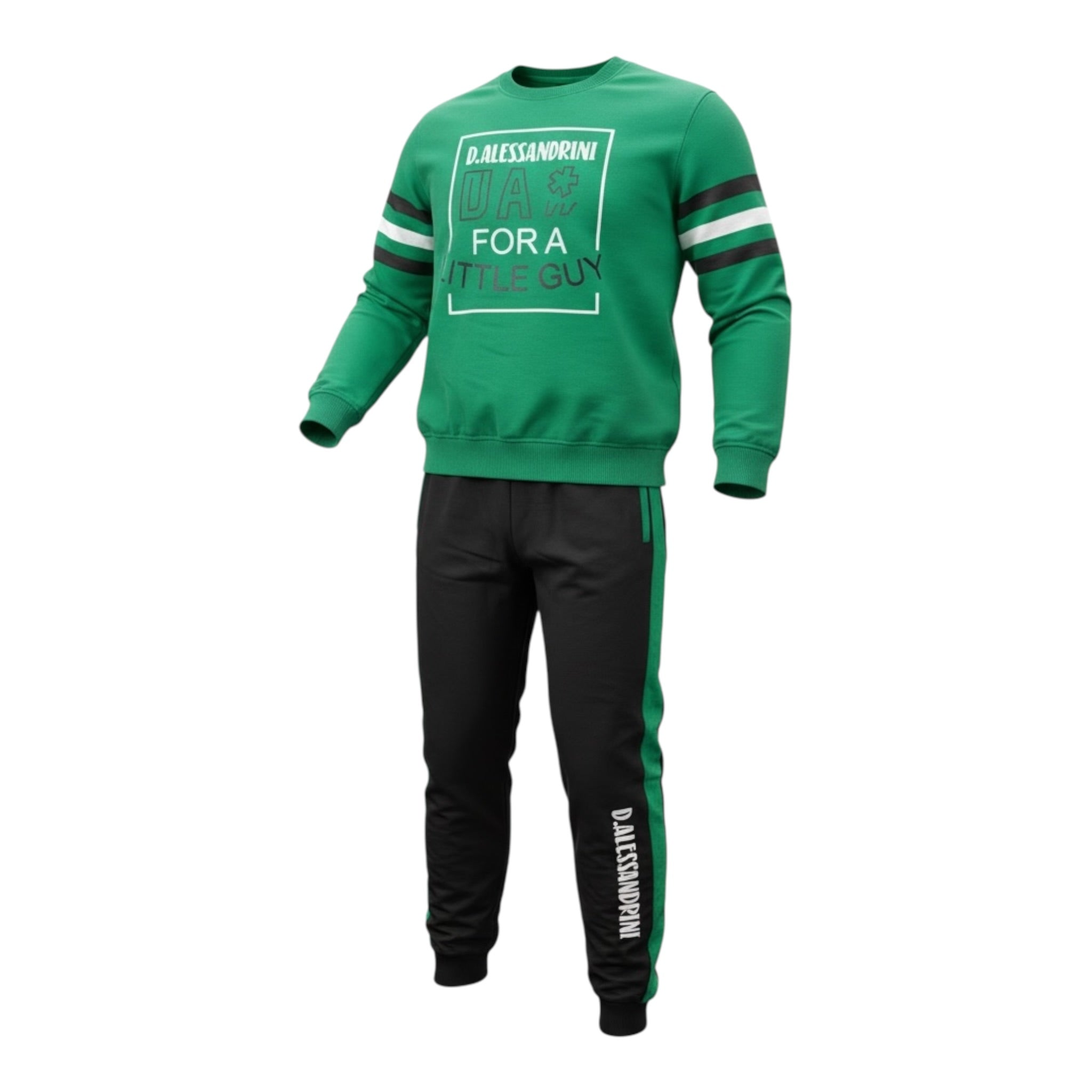 Daniele Alessandrini Completo 2Pz Felpa-Pantalone Verde per Bambino 1231T00257 VERDE DANIELE ALESSANDRINI 