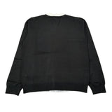 Daniele Alessandrini Cardigan tinta unita con Logo Nero per Bambino 1231W00206 NERO DANIELE ALESSANDRINI 