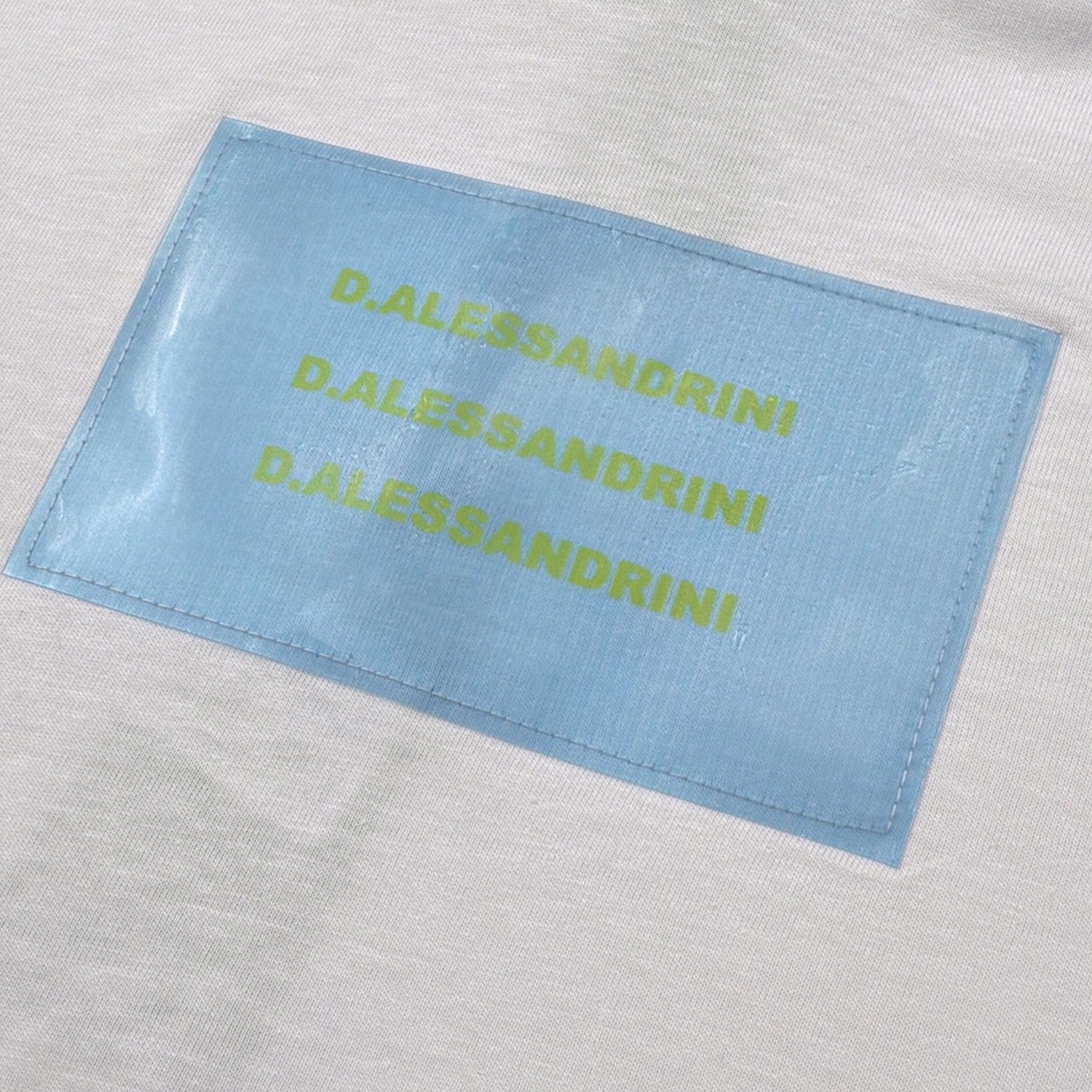 Daniele Alessandrini T-Shirt tinta unita con Stampa Bianco per Bambino 1232MZ00179 BIANCO DANIELE ALESSANDRINI 