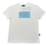 Daniele Alessandrini T-Shirt tinta unita con Stampa Bianco per Bambino 1232MZZ00179 BIANCO DANIELE ALESSANDRINI 