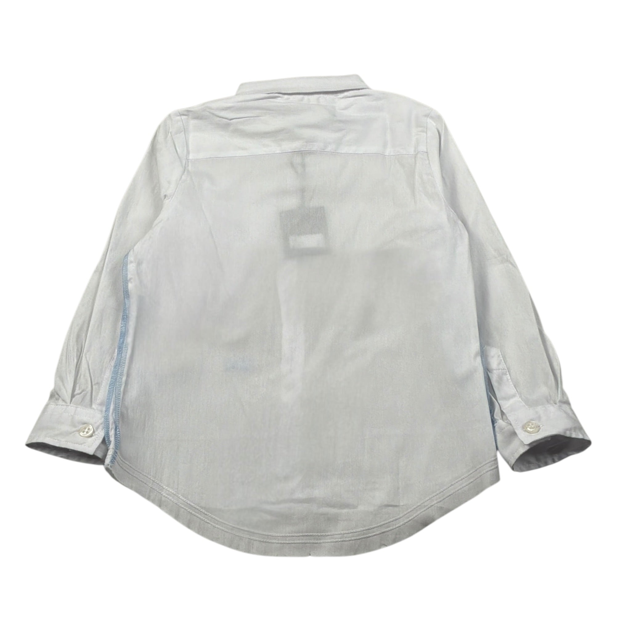 Daniele Alessandrini Camicia Manica Lunga tinta unita Bianco per Bambino 1235C00028 BIANCO DANIELE ALESSANDRINI 