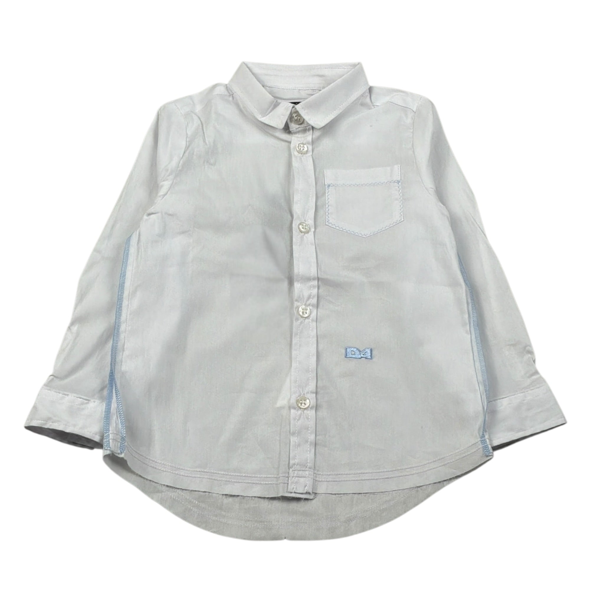 Daniele Alessandrini Camicia Manica Lunga tinta unita Bianco per Neonato 1235C00028N BIANCO DANIELE ALESSANDRINI 