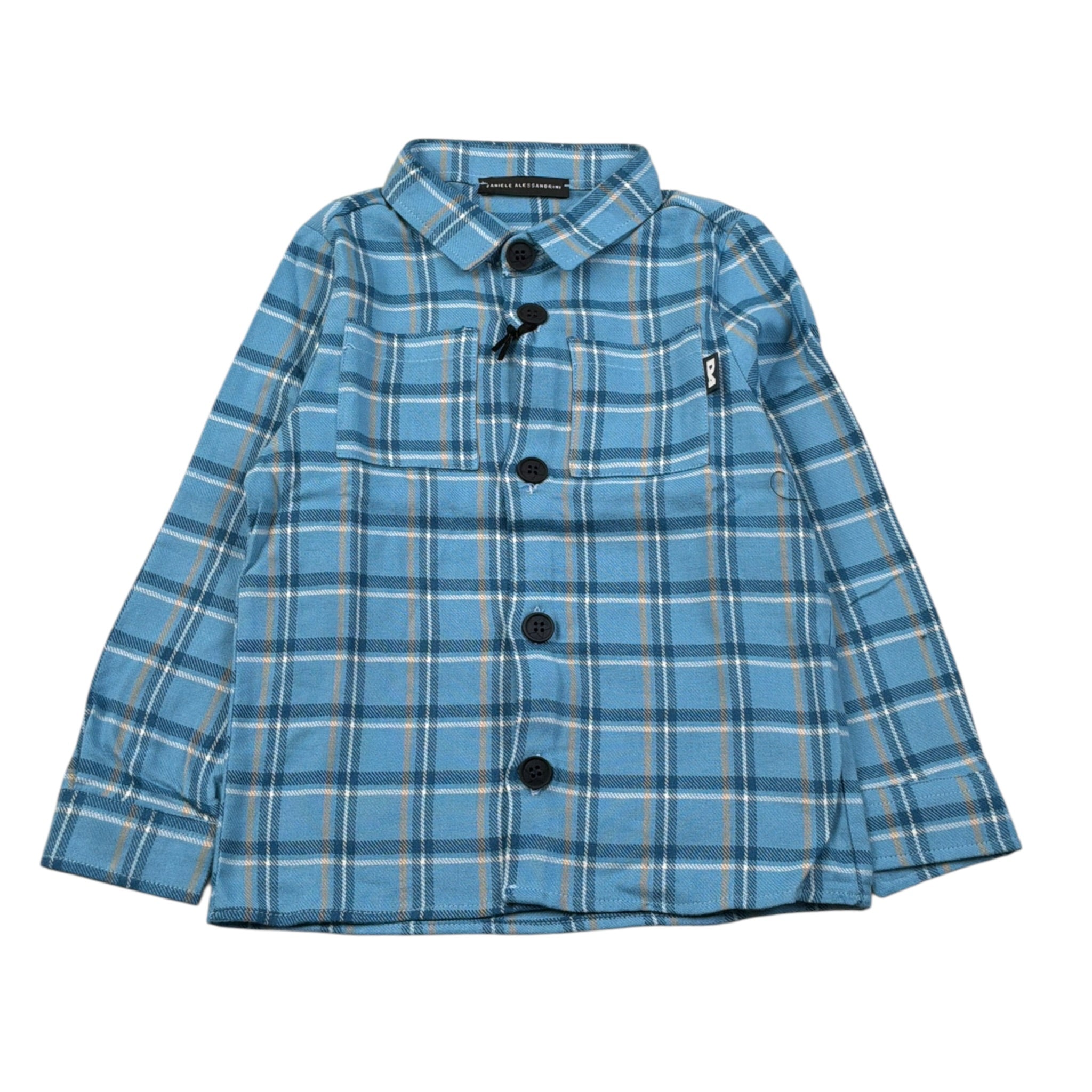 Daniele Alessandrini Camicia Manica Lunga tinta unita Azzurro per Neonato 1291C00130 AZZURRO DANIELE ALESSANDRINI 
